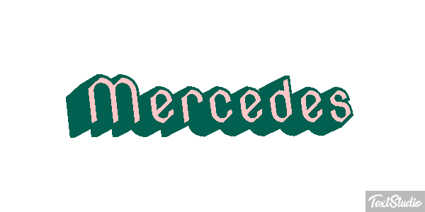 Mercedes Effet de texte