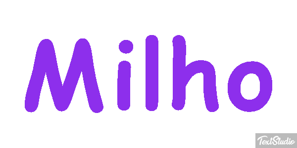 Milho Efecto de texto