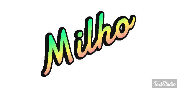 Milho Efecto de texto
