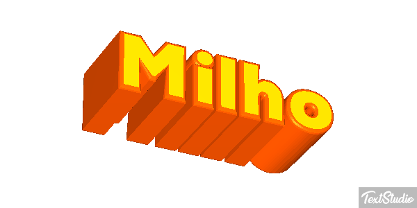 Milho Efecto de texto