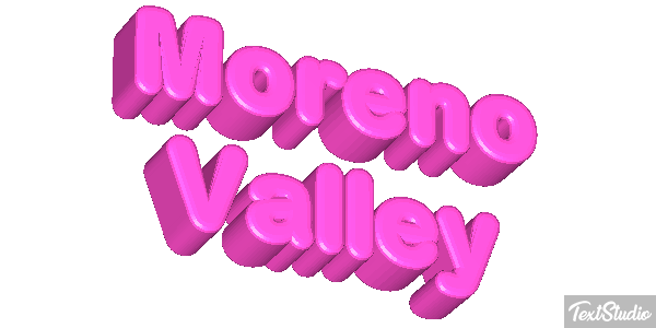 Moreno Valley Tekst effect