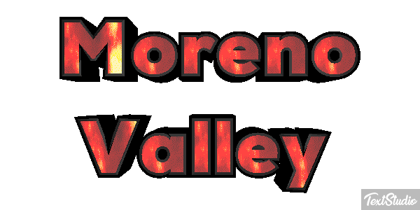 Moreno Valley Tekst effect