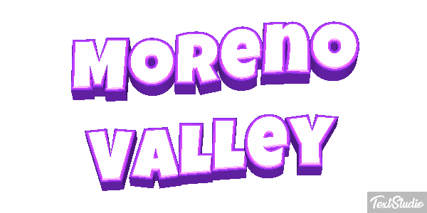Moreno Valley Tekst effect