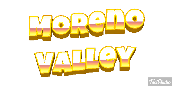 Moreno Valley Tekst effect