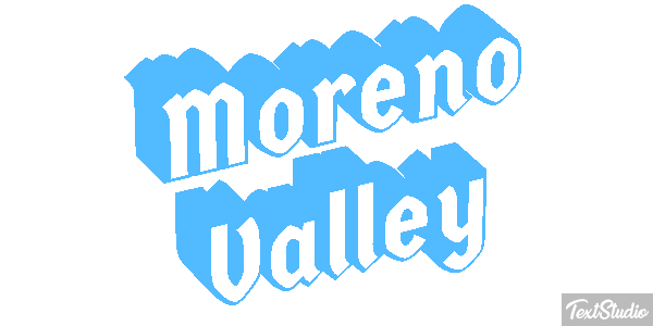 Moreno Valley Tekst effect