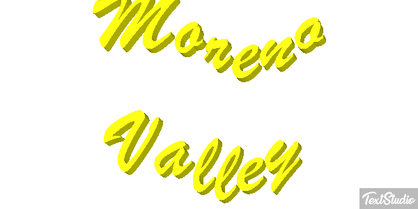 Moreno Valley Tekst effect