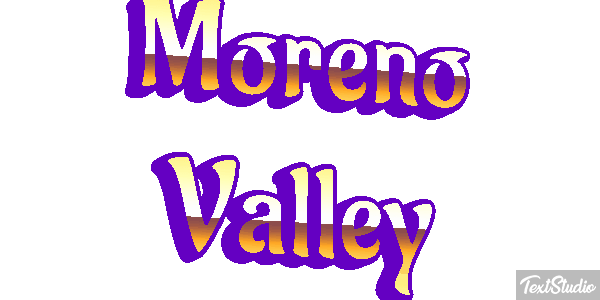 Moreno Valley Tekst effect