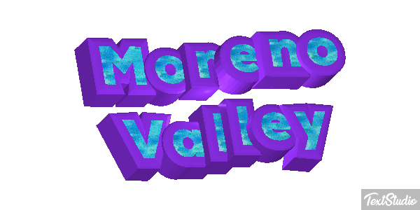 Moreno Valley Tekst effect