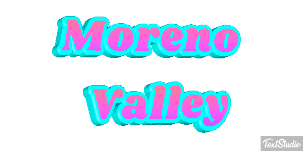 Moreno Valley Tekst effect