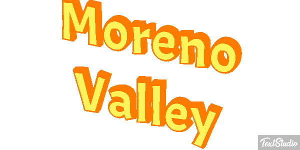 Moreno Valley Tekst effect