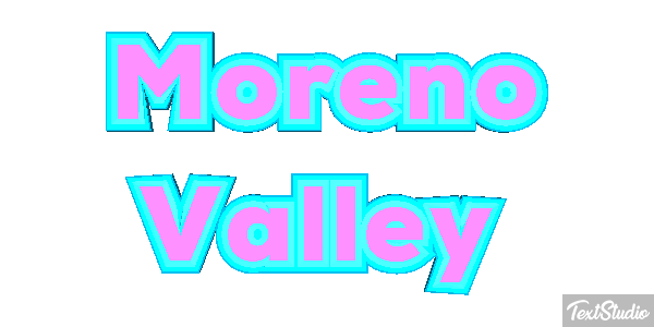 Moreno Valley Tekst effect