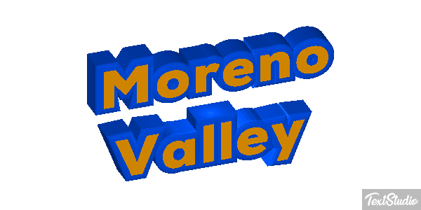 Moreno Valley Tekst effect