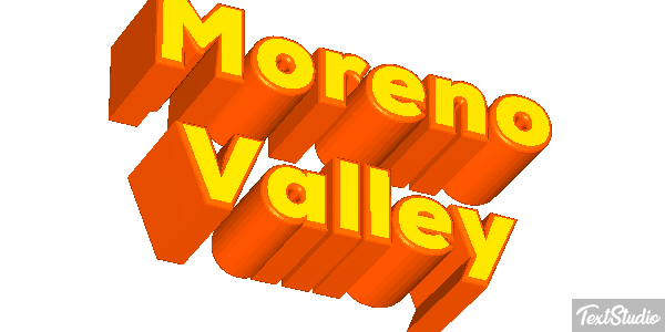 Moreno Valley Tekst effect
