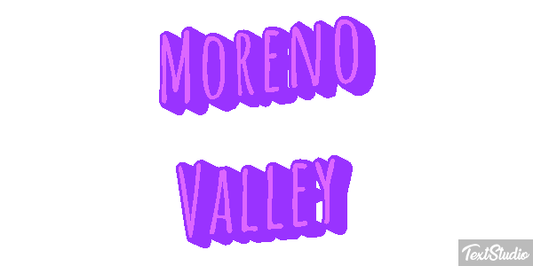 Moreno Valley Tekst effect