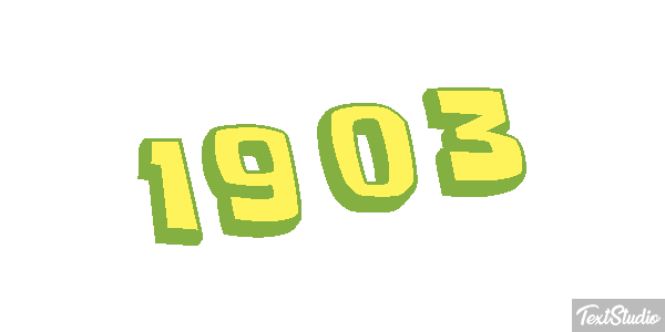 1903 Tekst effect