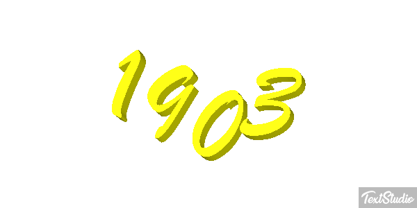 1903 Tekst effect