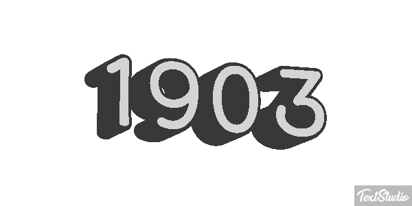 1903 Tekst effect