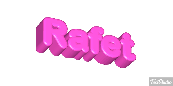 Rafet Effetto testo