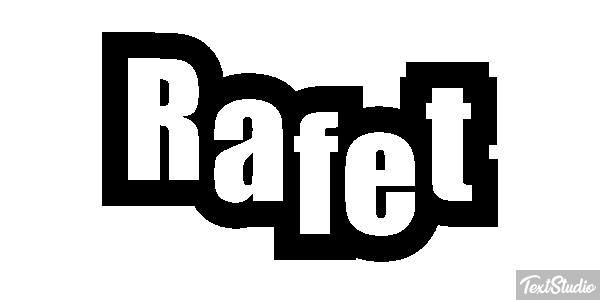 Rafet Effetto testo