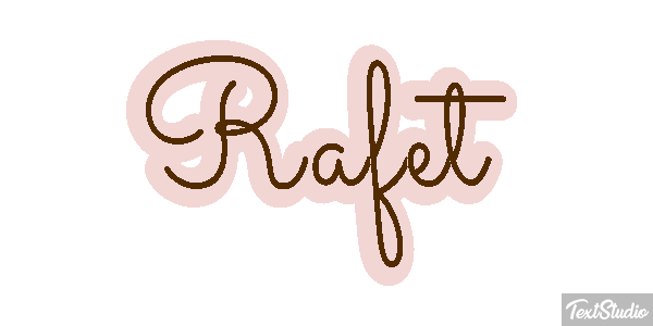 Rafet Effetto testo
