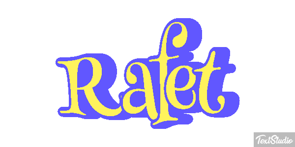 Rafet Effetto testo