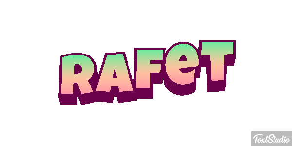 Rafet Effetto testo