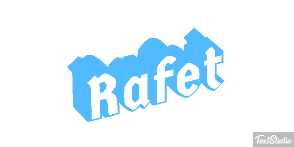 Rafet Effetto testo