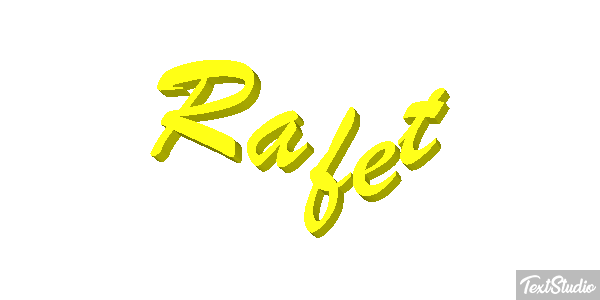 Rafet Effetto testo