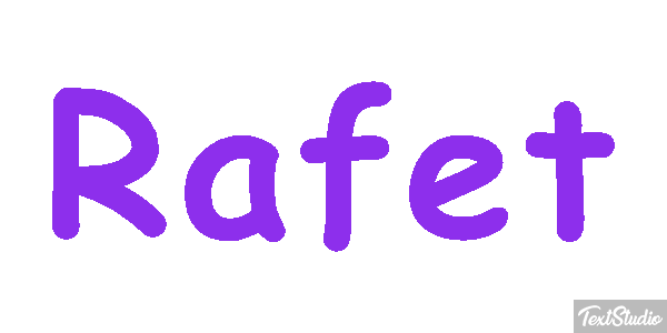 Rafet Effetto testo