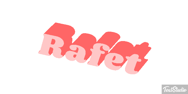 Rafet Effetto testo