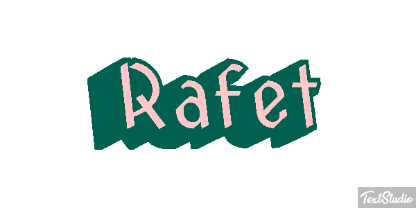 Rafet Effetto testo