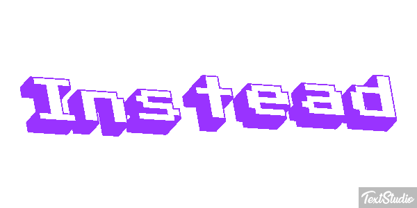 Instead Effet de texte