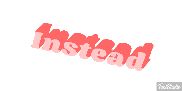 Instead Effet de texte