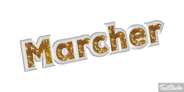 Marcher Effet de texte