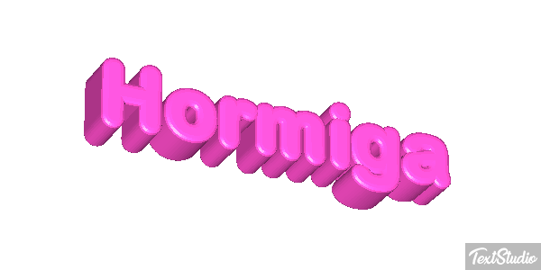 Hormiga Efeito do texto