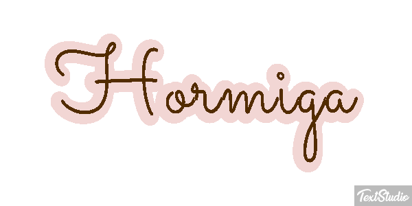 Hormiga Efeito do texto
