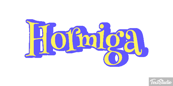 Hormiga Efeito do texto