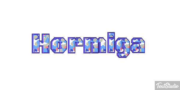 Hormiga Efeito do texto