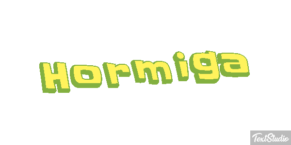 Hormiga Efeito do texto