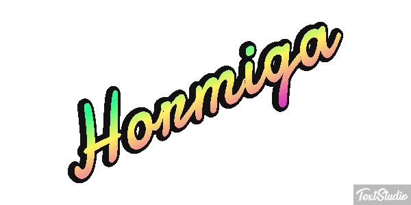Hormiga Efeito do texto