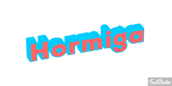 Hormiga Efeito do texto