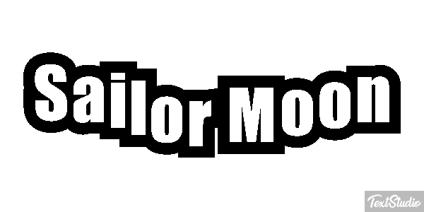Sailor Moon Texteffekt