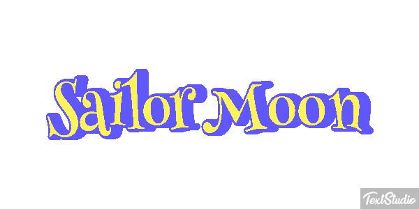 Sailor Moon Texteffekt