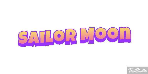 Sailor Moon Texteffekt
