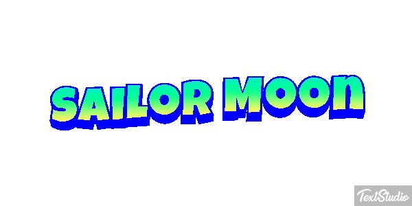 Sailor Moon Texteffekt