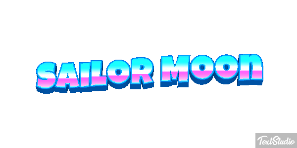 Sailor Moon Texteffekt
