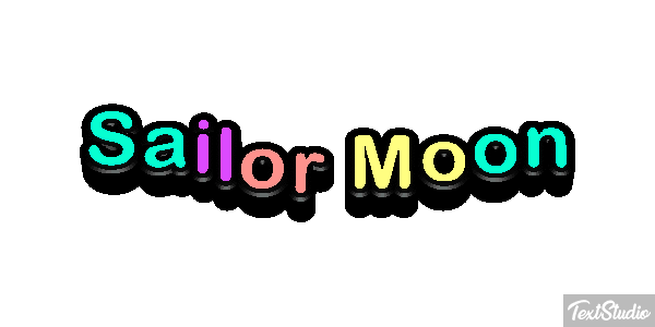 Sailor Moon Texteffekt