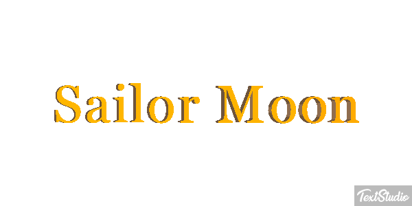 Sailor Moon Texteffekt