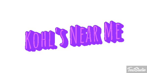 Kohl's Near Me Effet de texte