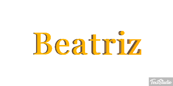 Beatriz Tekst effect